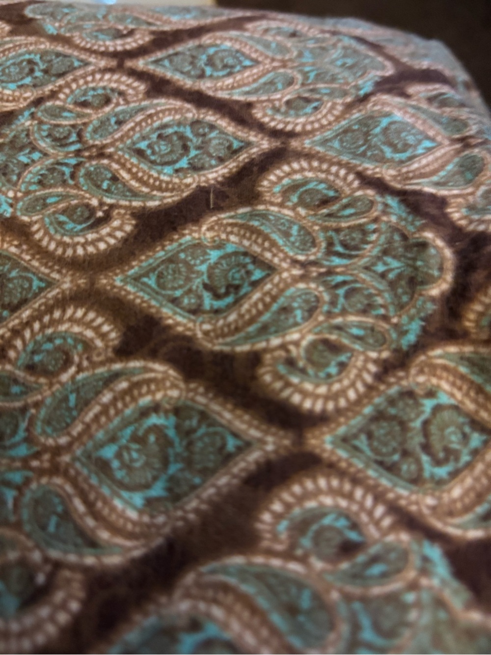 Vintage Boho Flannel Fabric 2 1/4 Yards x 44”